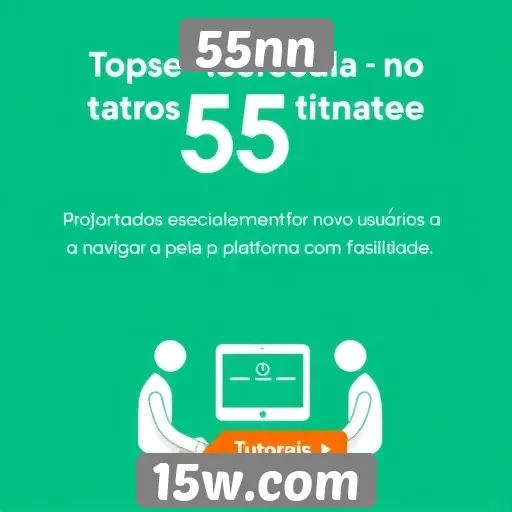 Tutoriais disponíveis no 55nn para novos usuários