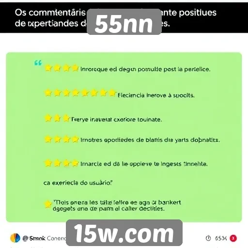 Feedback dos usuários sobre o 55nn é positivo