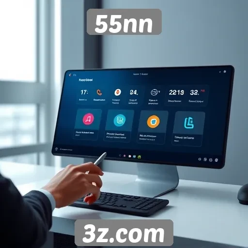 Interface do usuário do 55nn é intuitiva